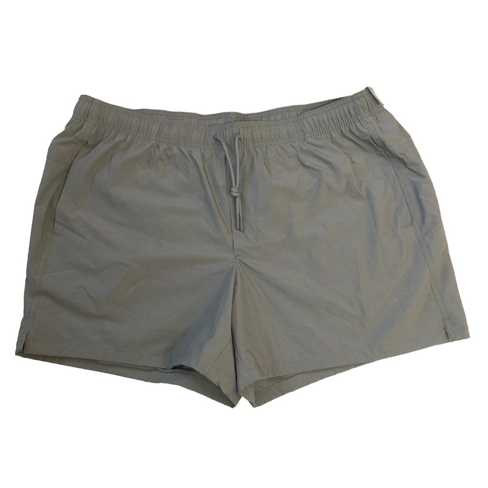 VRST Everyday Shorts Men's Size XXL Gray Silver Shadow Heather 5" Inseam Elastic